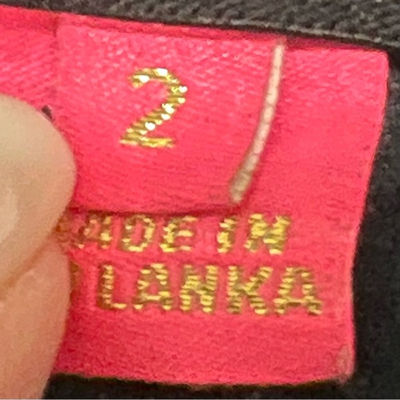 Lilly Pulitzer Midnight Navy Pull On Travel Stretch Cotton CasualPants Women’s 2 - Picture 12 of 13